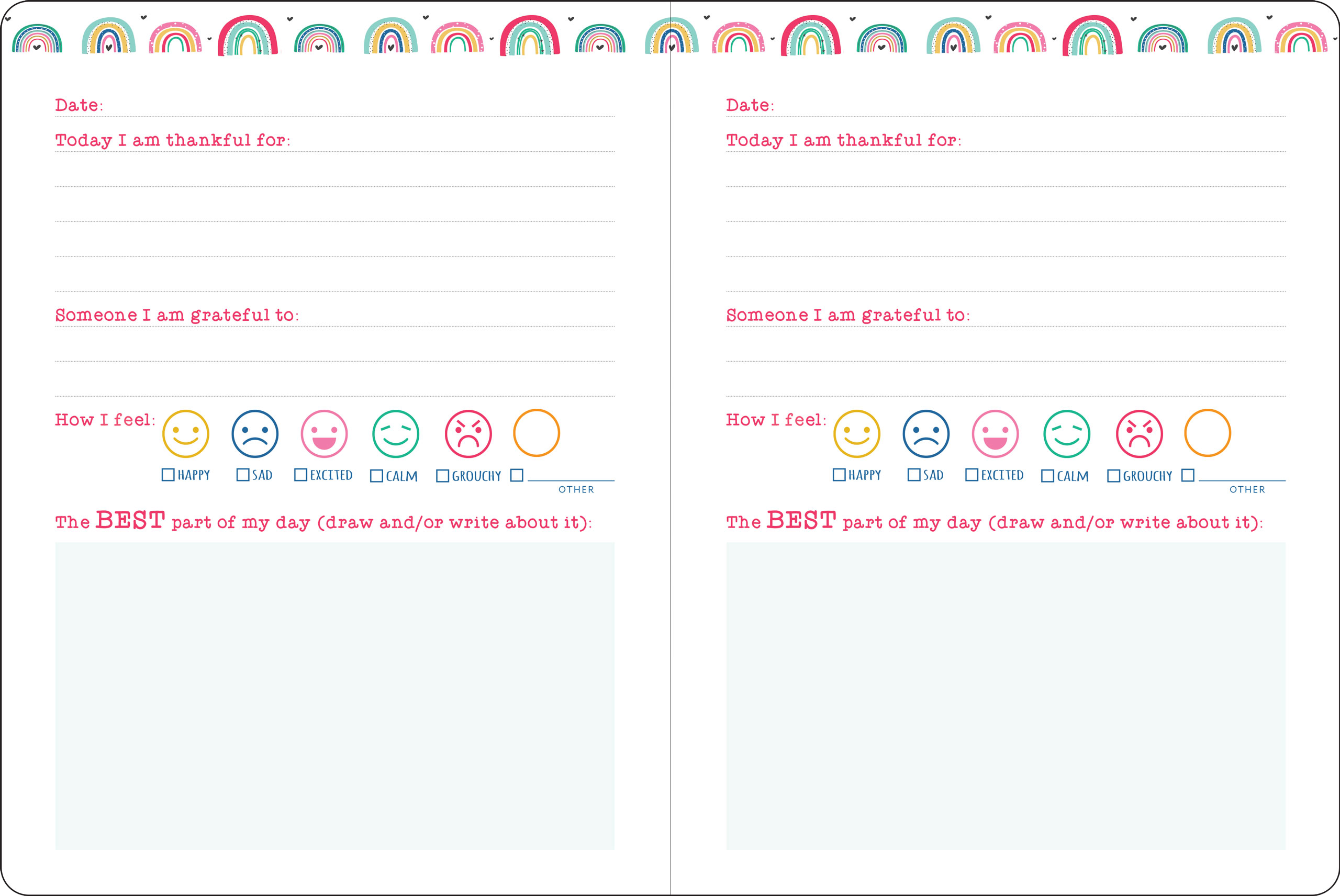 Kids’ Daily Gratitude Journal
