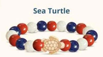 Fahlo Journey Summer Stone Bracelet | Track a Sea Turtle Bracelet