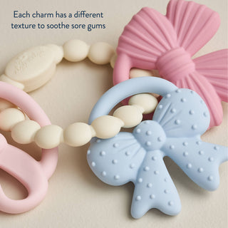 Itzy Trio™ Bow Teething Charms