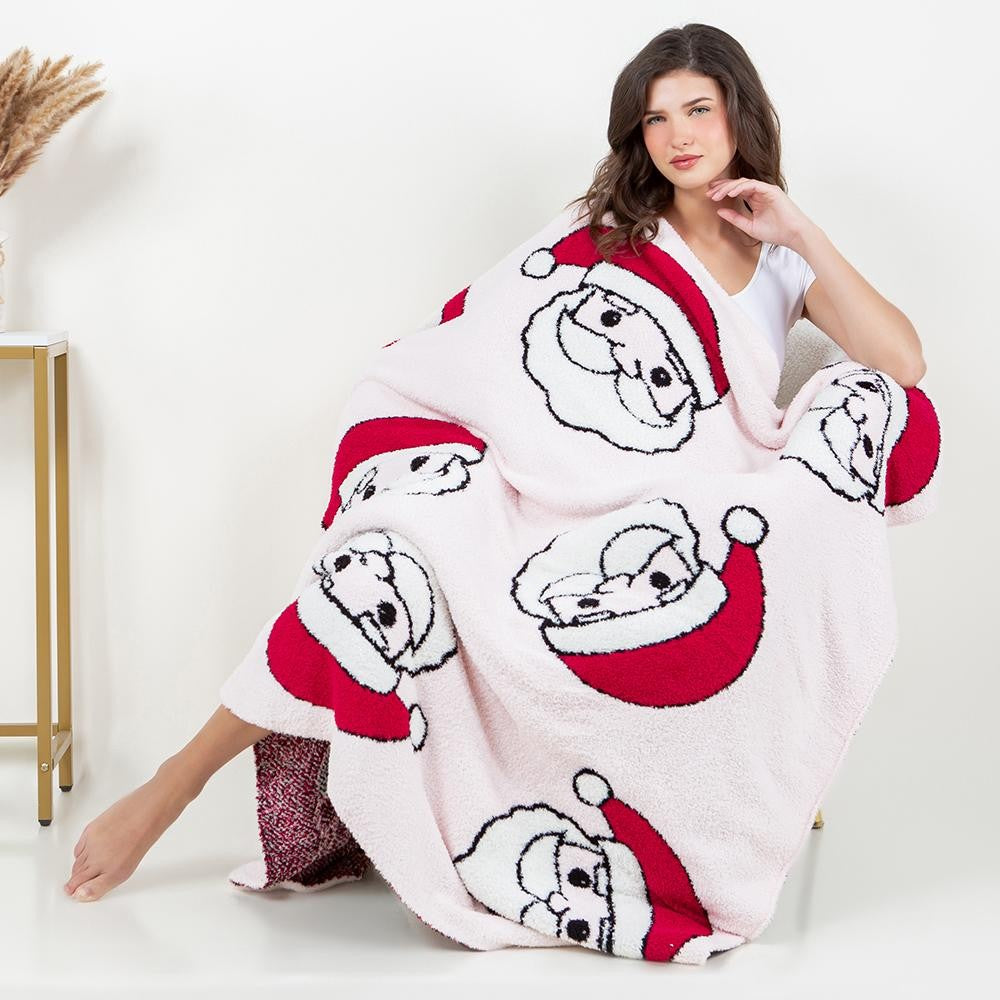 Super Soft Santa Throw Blanket