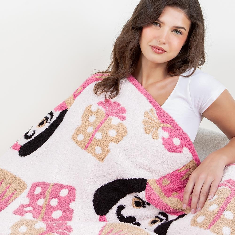 Super Soft Nutcracker Print Throw Blanket