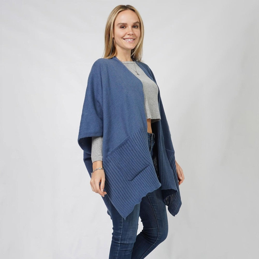 Soft Knit Kimono w/ Pockets