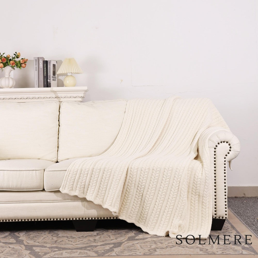 Solmere All Shells Solmere Blanket - Ivory