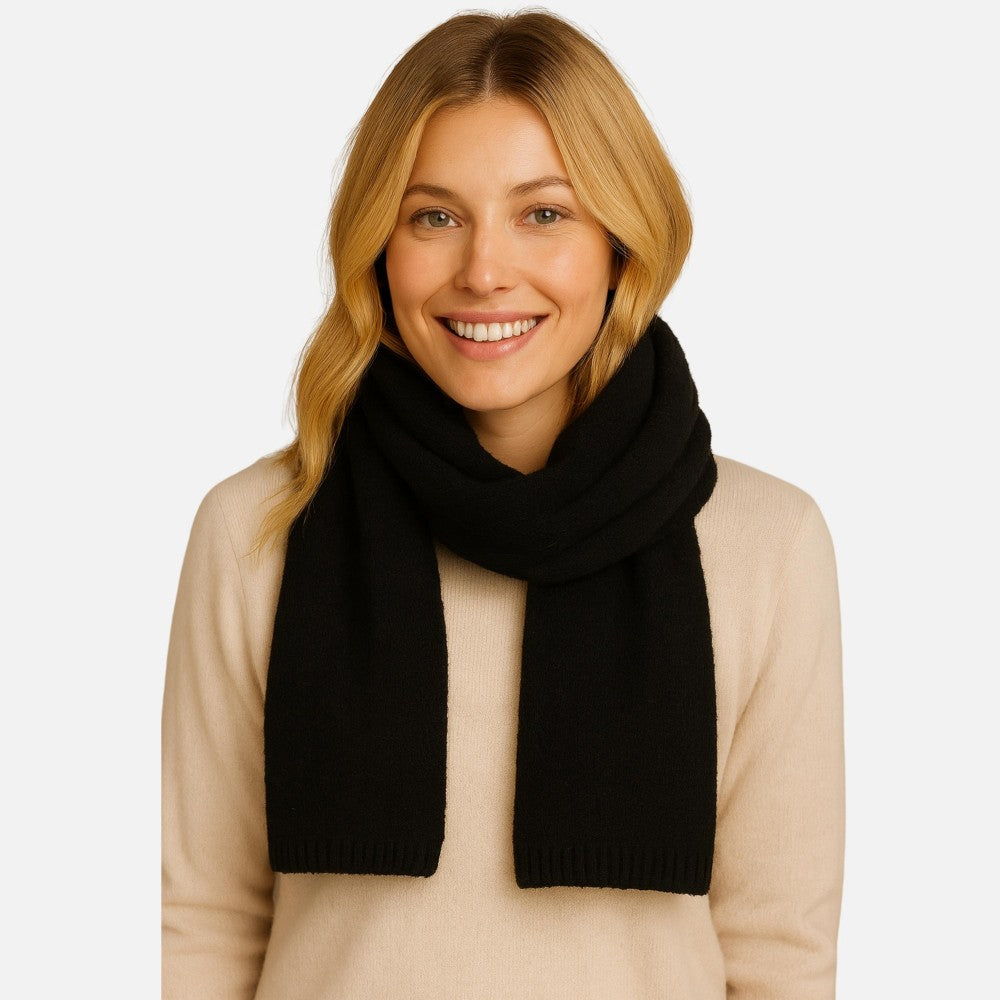 Do Everything In Love Fuzzy Knit Scarf