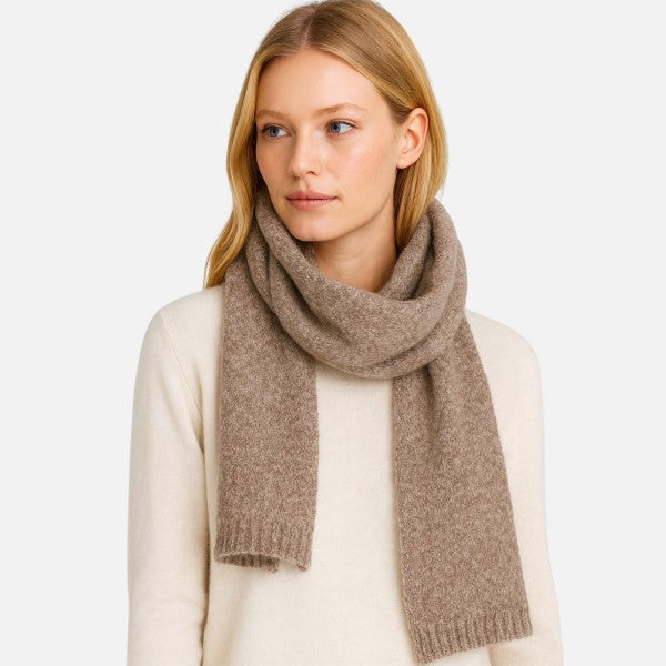 Do Everything In Love Fuzzy Knit Scarf