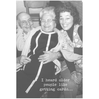 Older People Greeting Card - Age