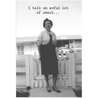 Talking Smack Greeting Card - Just For Fun