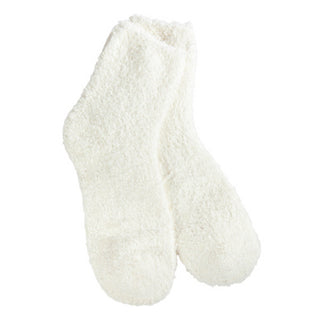 Cozy Quarter Socks w/ Grippers - Vanilla
