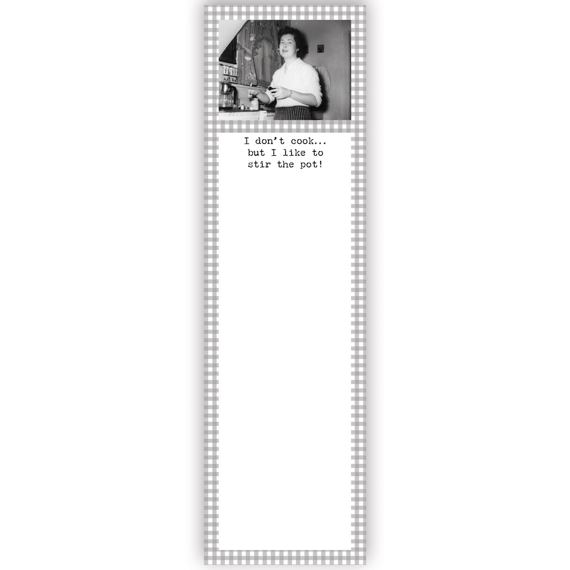 I Don't Cook List Pad