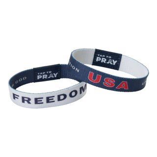 Tap To Pray® Wristband – Freedom
