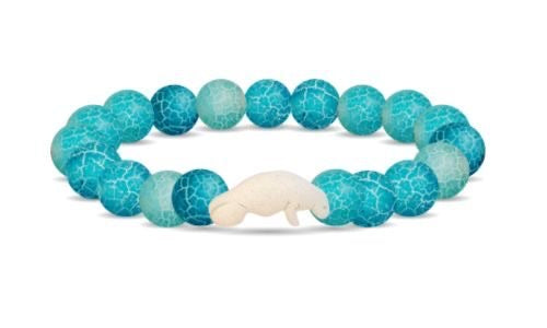 Drift Manatee Bracelet - Aqua Blue