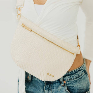 Diagonal Woven Westlyn Bum