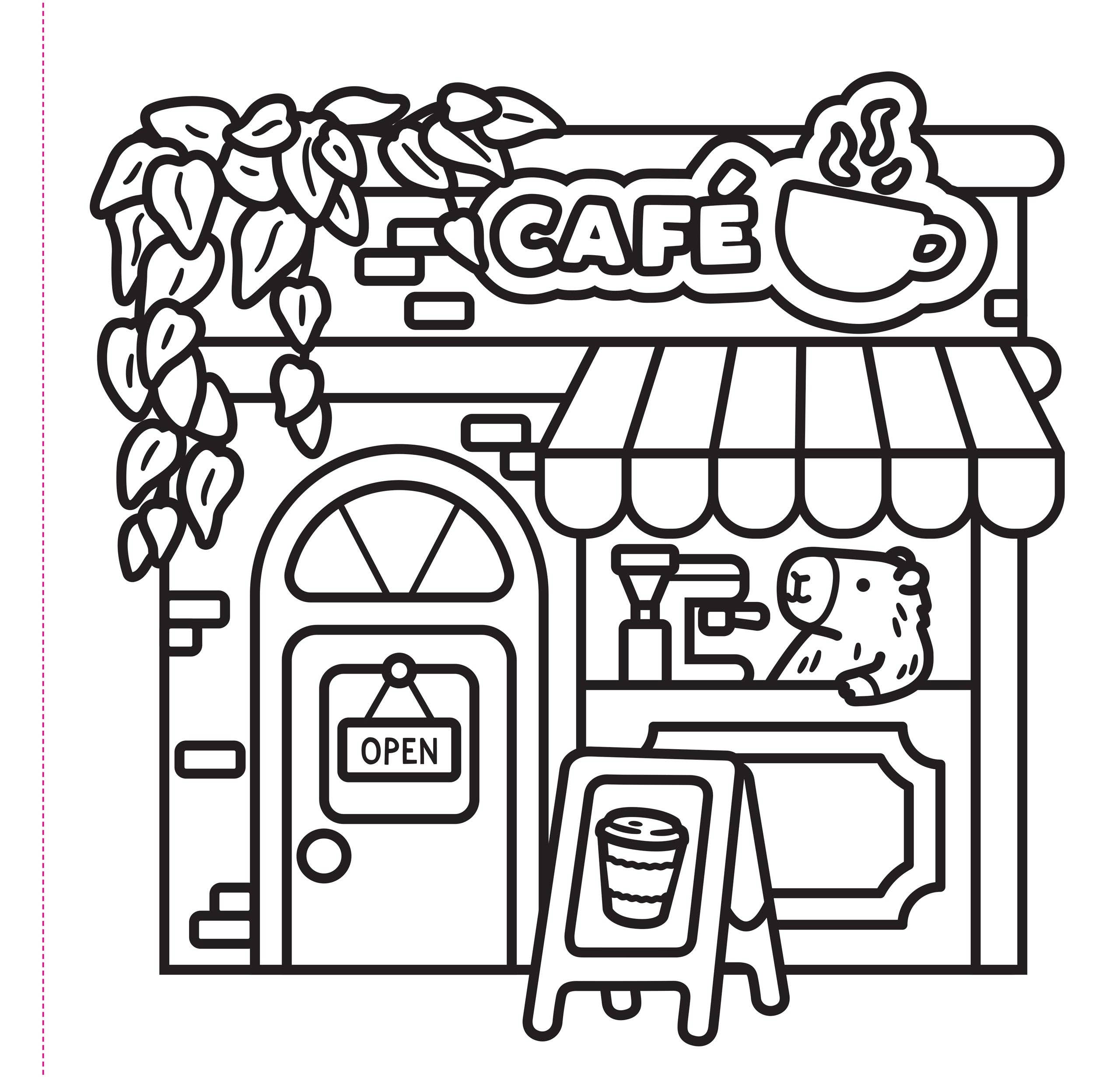 Color Me Comfy Adult Coloring Book
