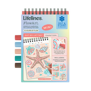 Mini FlowArt Dot-by-Letter – Coastal Calm