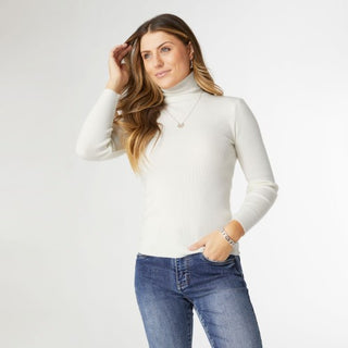 Funnel Neck Ribbed Top FINAL SALE