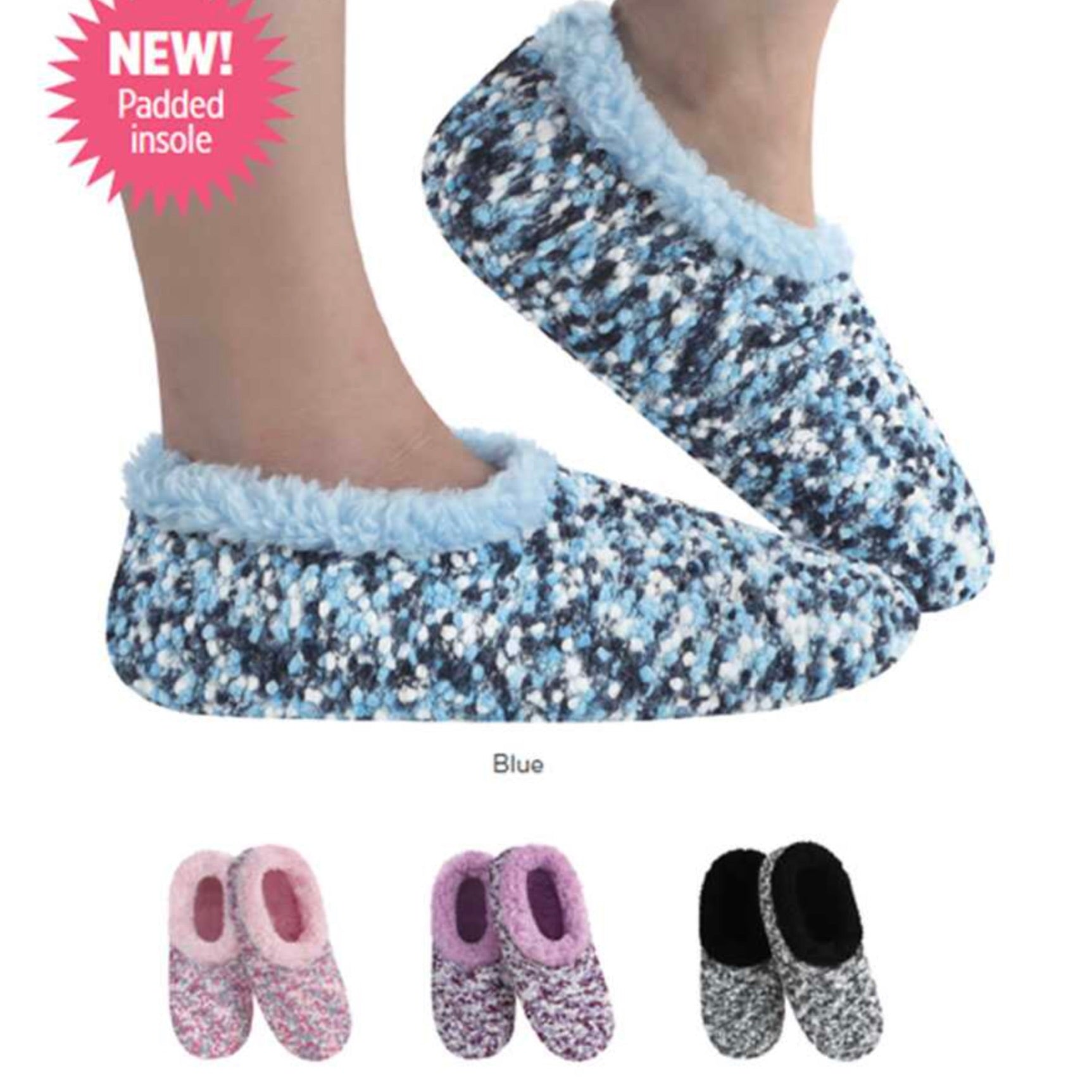 Women's Popcorn Plush Snoozies Slippers