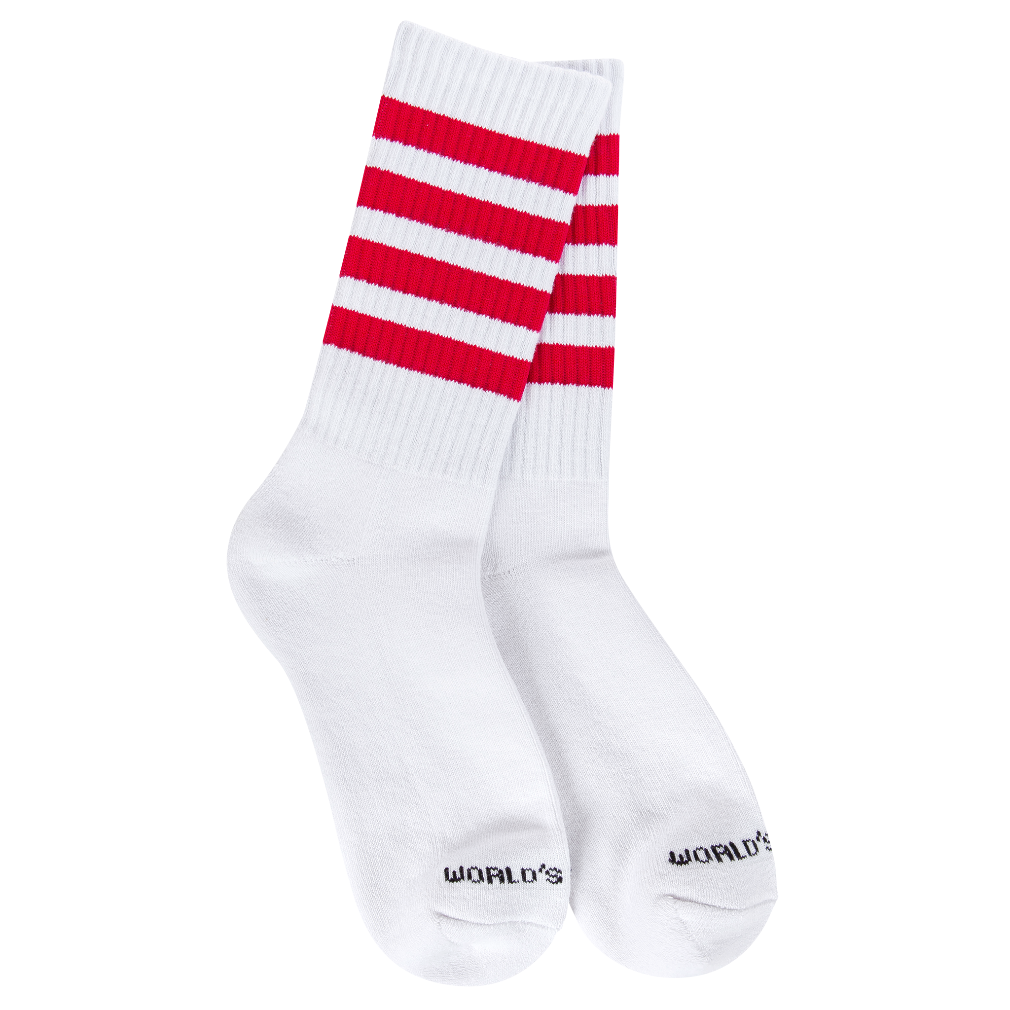 Red Stripe Mini Crew Sock