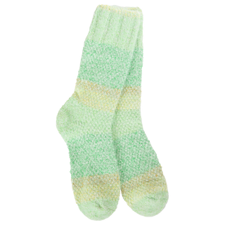 Ombre Feather Crew Lemon Lime Sock