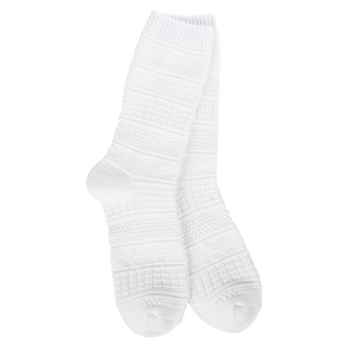 World's Softest White Crew Socks