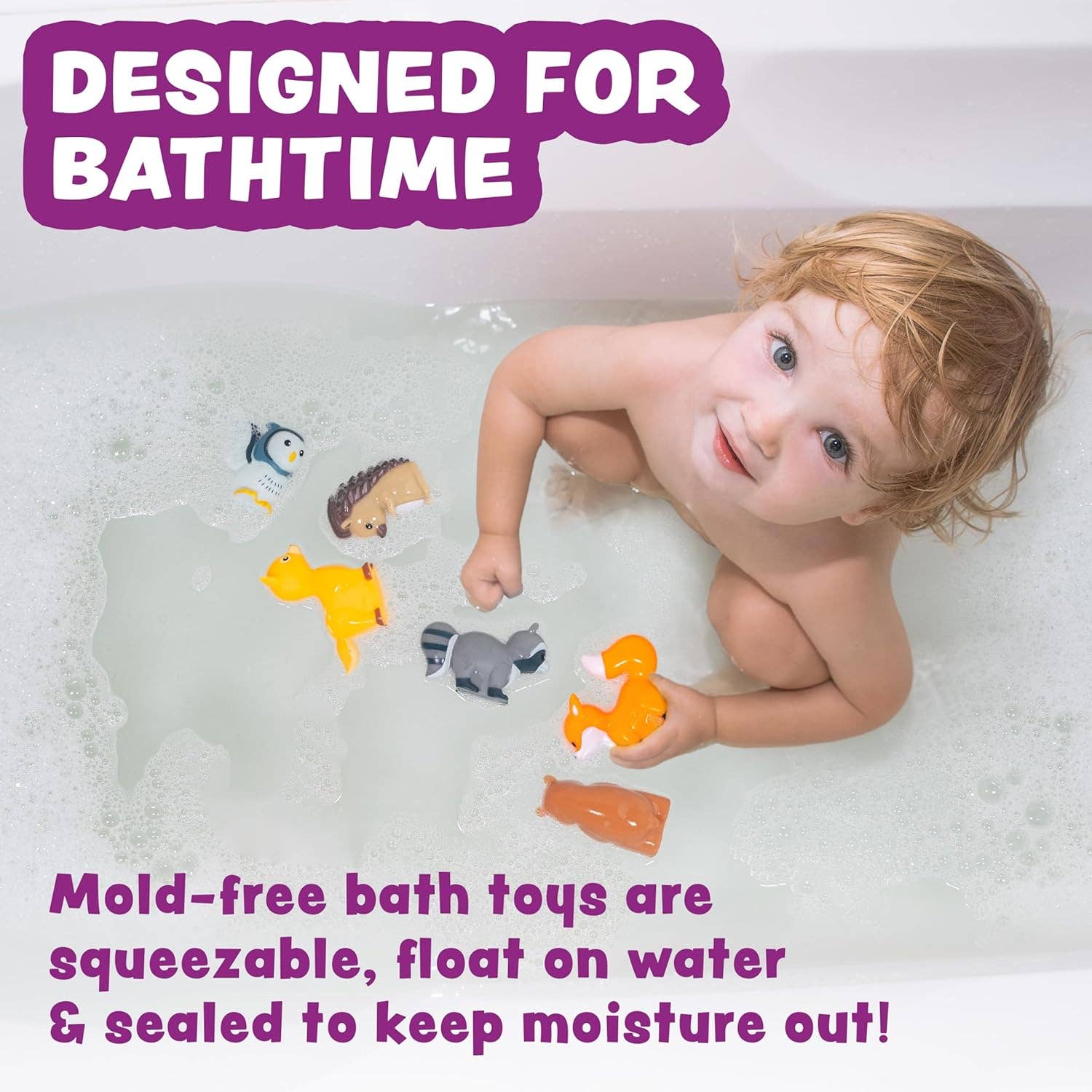 Tub Works® Woodland™ Mold Free Bath Toys