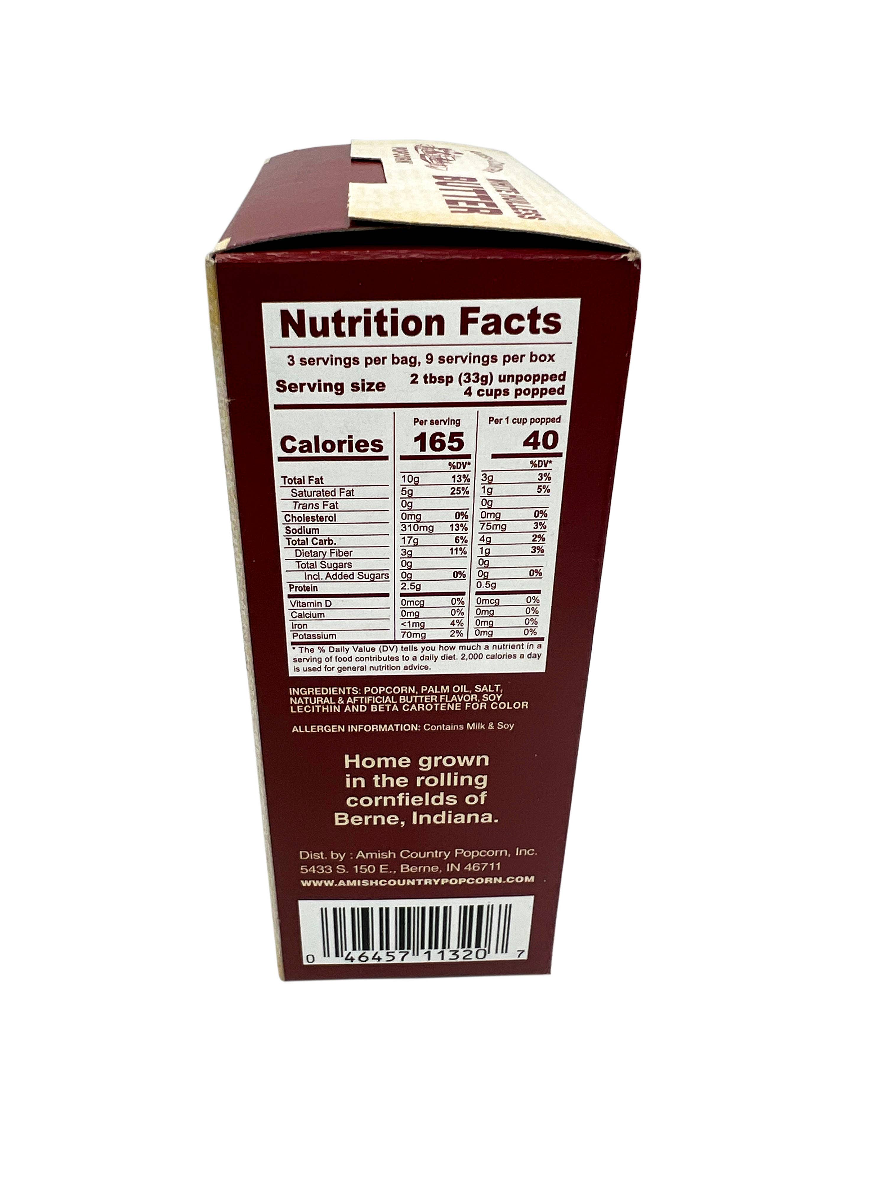 3pk Microwave Buttery White Hulless Popcorn