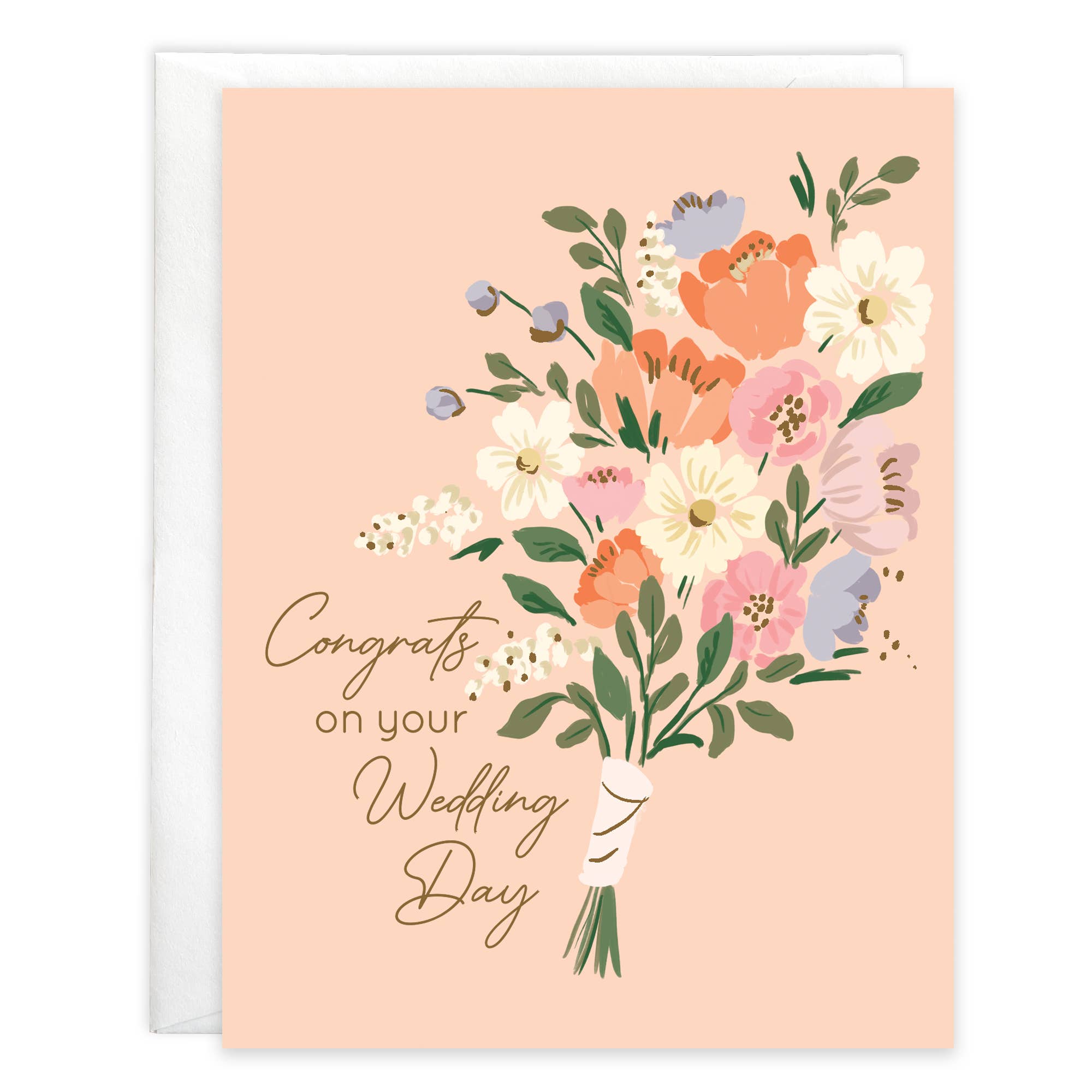 Wedding Greeting Card - Wedding Bouquet
