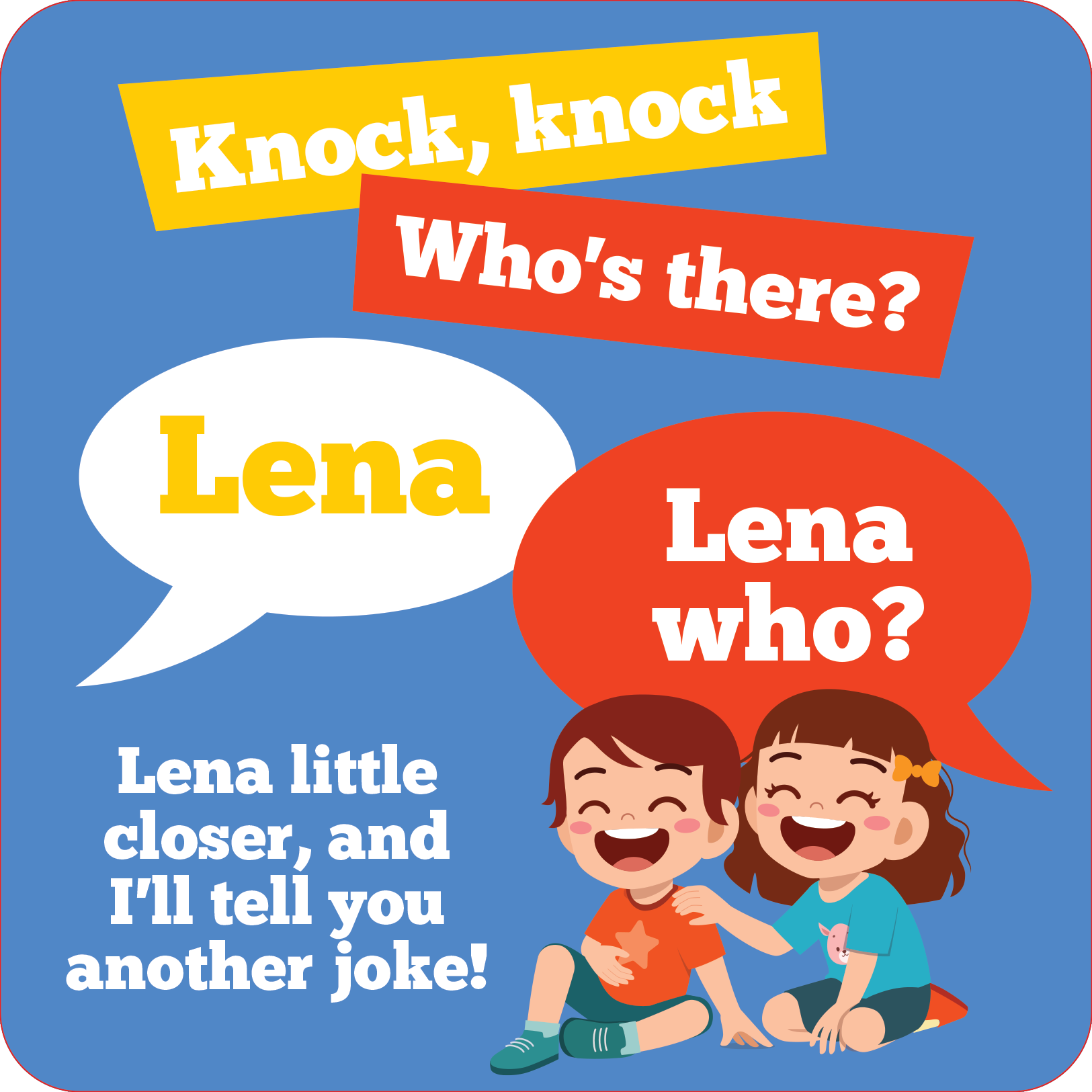 Knock Knock Jokes Lunch Box Notes (Set of 60 Cards)