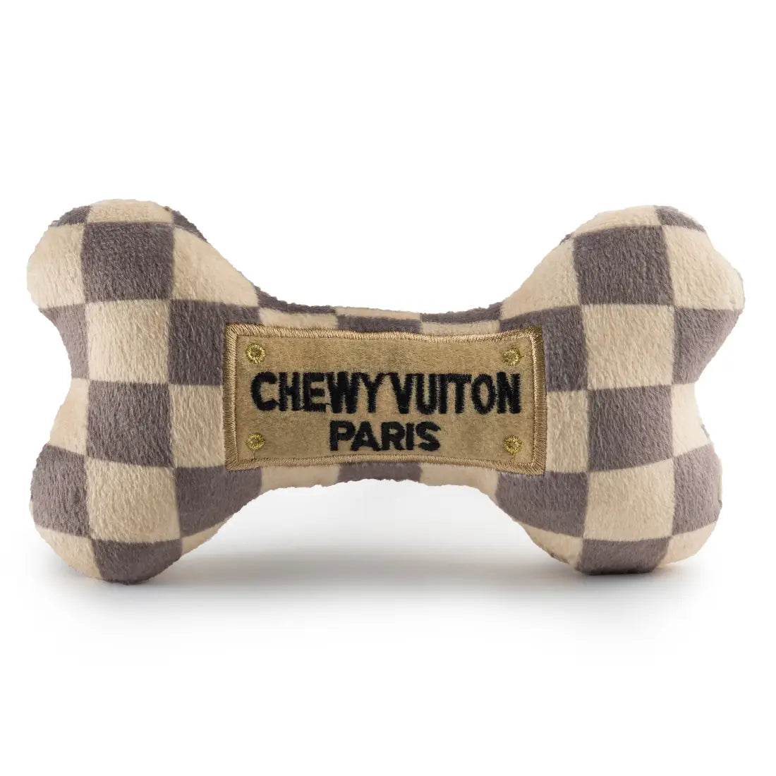 Checker Chewy Vuiton Dog Toy