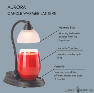 Black Signature Aurora Candle Lamp
