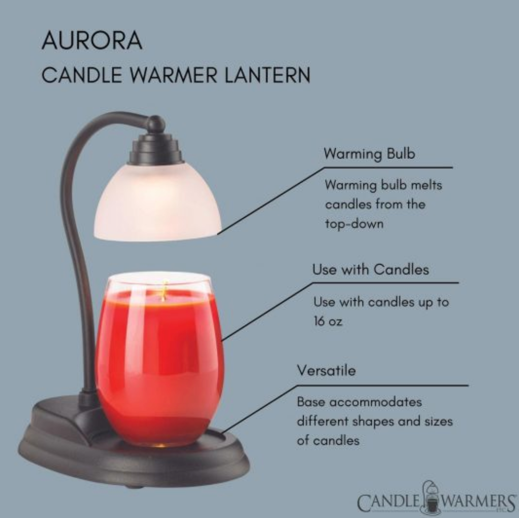 Bronze Aurora Candle Lamp