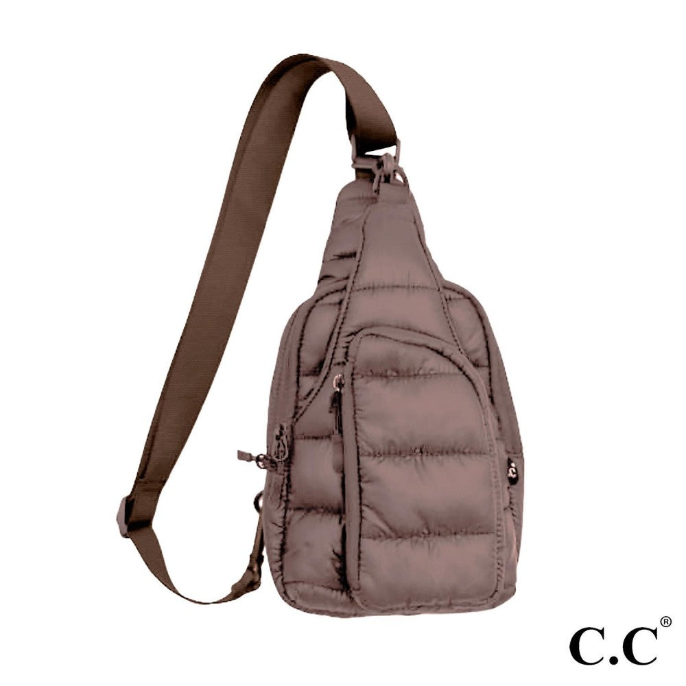 Puffer Padded Sling Bag