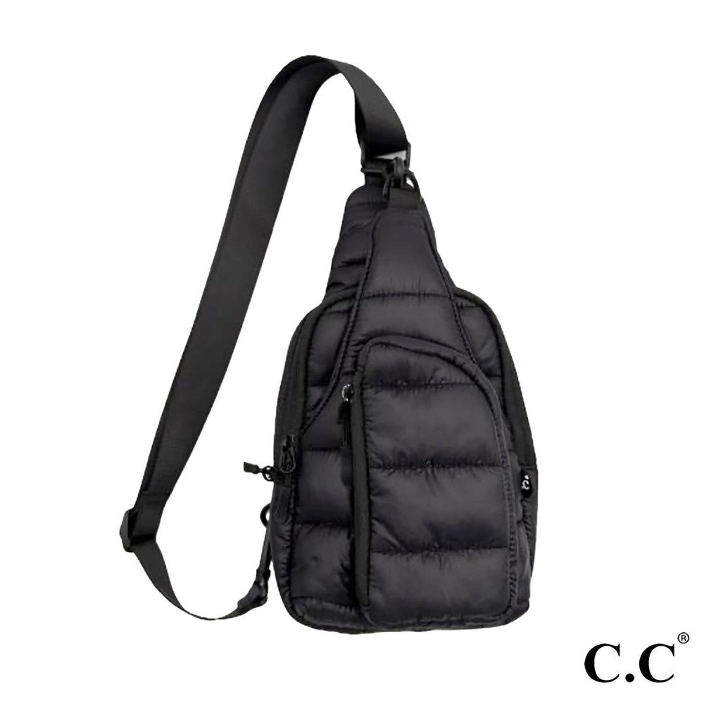 Puffer Padded Sling Bag