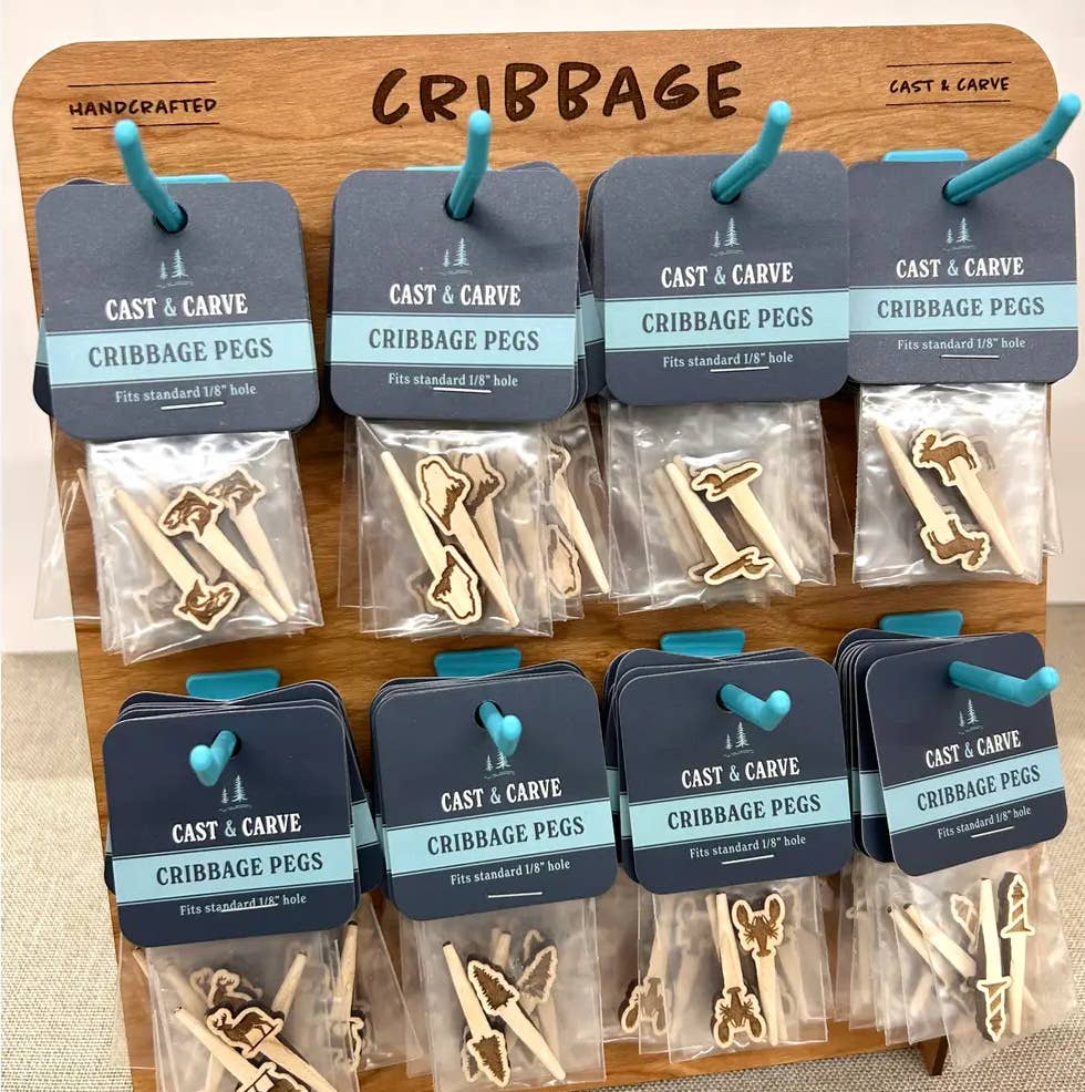 Wildlife Full Color Cribbage Pegs