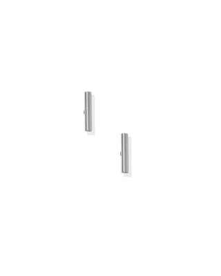 Perry Silver Screwback Stud Earrings