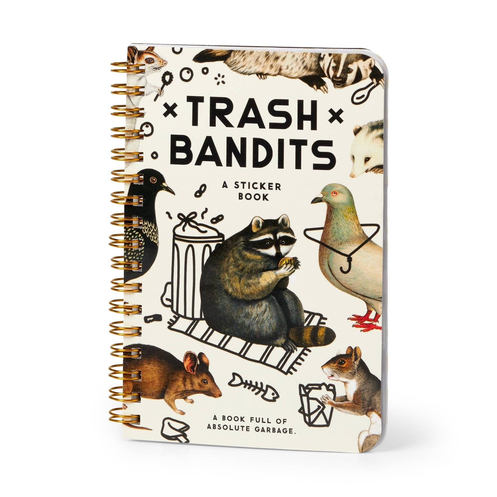 Trash Bandits Sticker Book by Brass Monkey