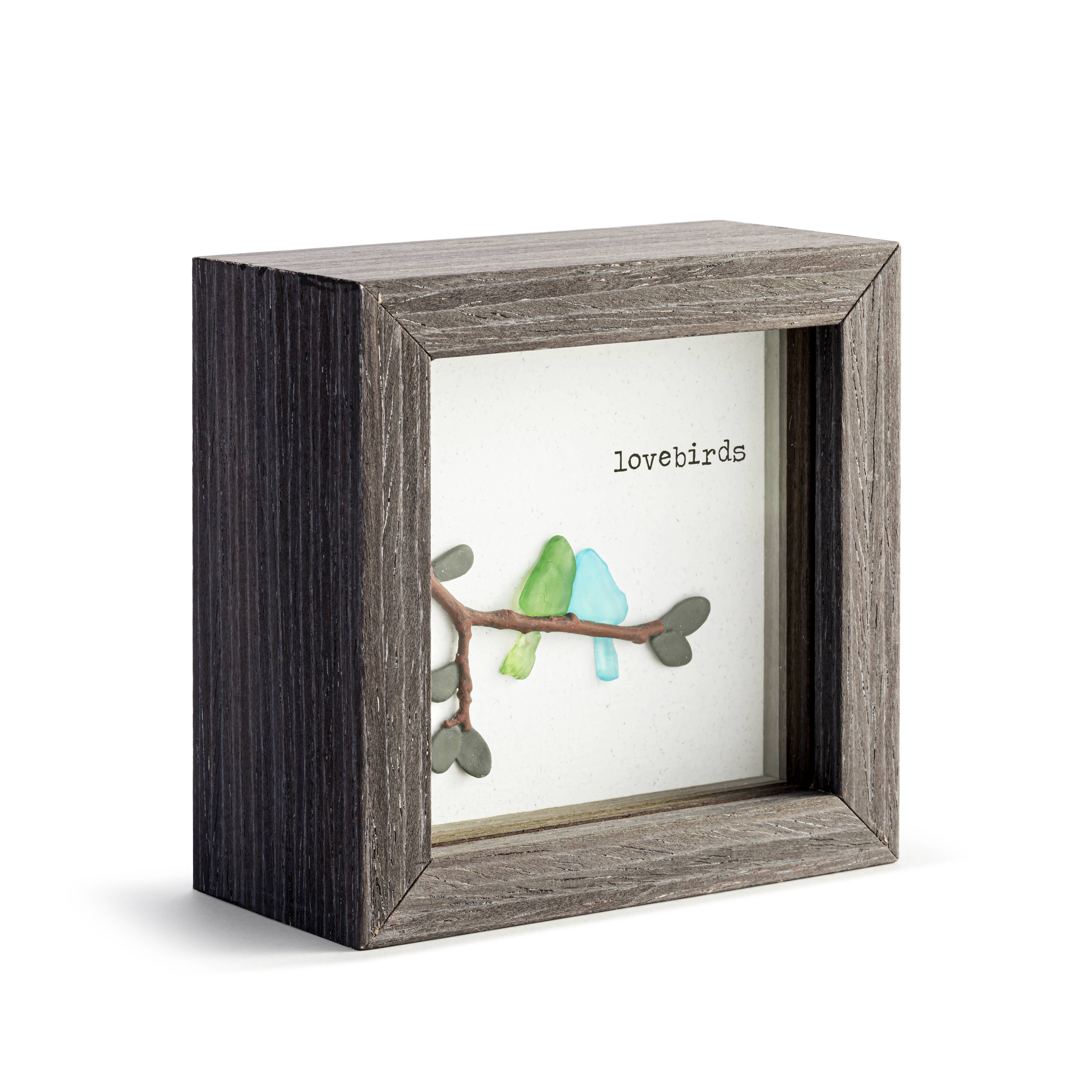Love Birds Shadow Box by Demdaco