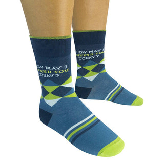 How May I Offend You Today? | Funny Socks | Funny Gift