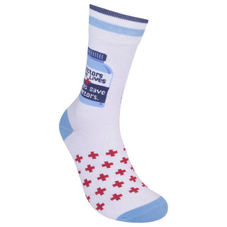 Nurses Save Doctors Socks