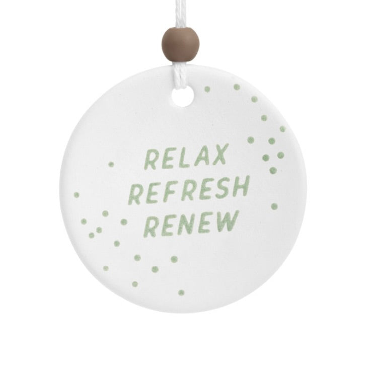 Relax Hanging Oil Diffuser Ornament