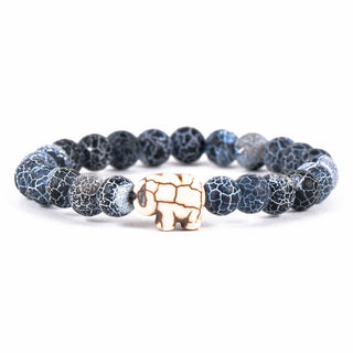 The Expedition Elephant Bracelet - River Blue