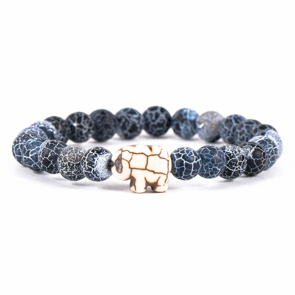 Expedition Elephant Bracelet - River Blue