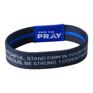 Tap To Pray® Wristband – First Responders - Law Enforcement