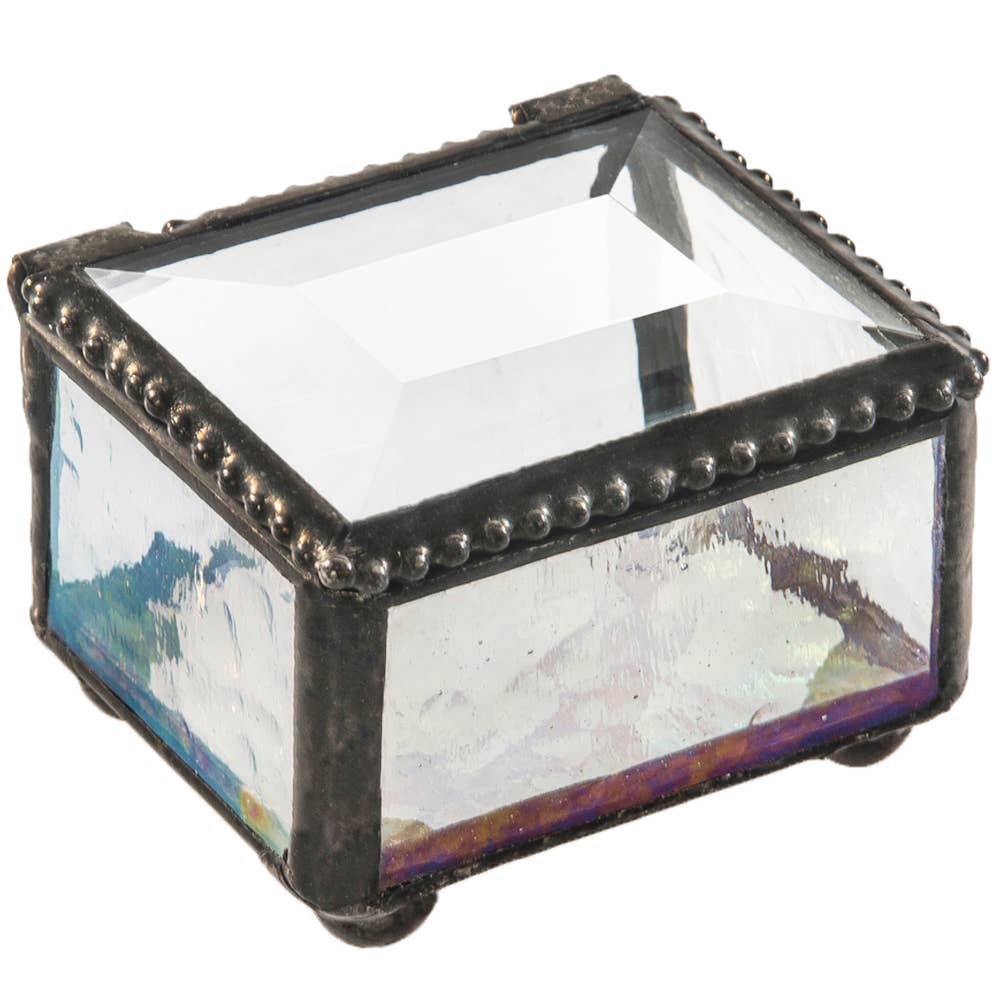 Small Stained Glass Ring Box