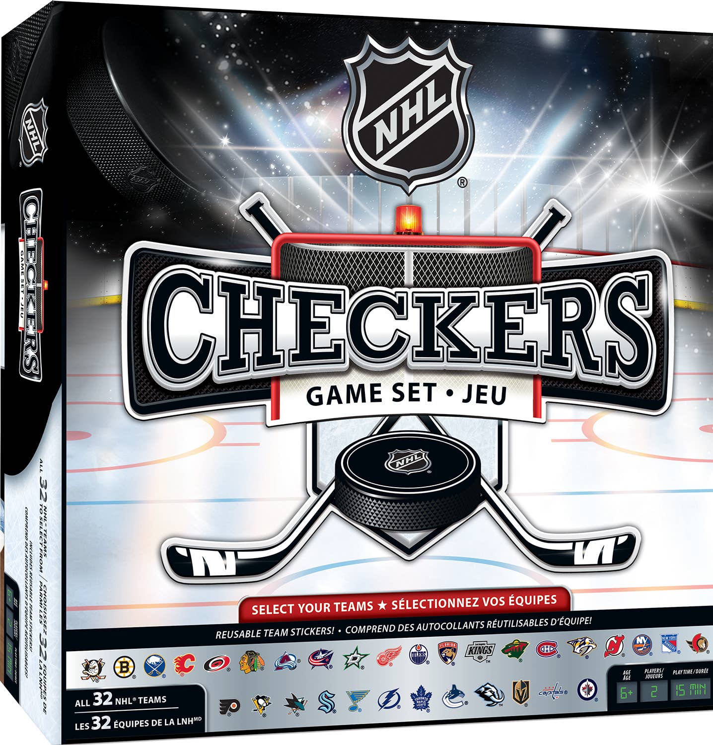 NHL - League Checkers Board Game