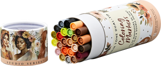 Studio Series Dual-Tip Skin Tone Markers | Set of 24