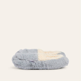 Warmies Gray Sherpa Microwavable Slippers