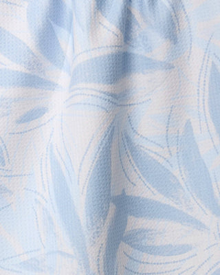 Geometry Soft Breeze Tea Towel – Blue Tropical Leaf Kitchen Towel