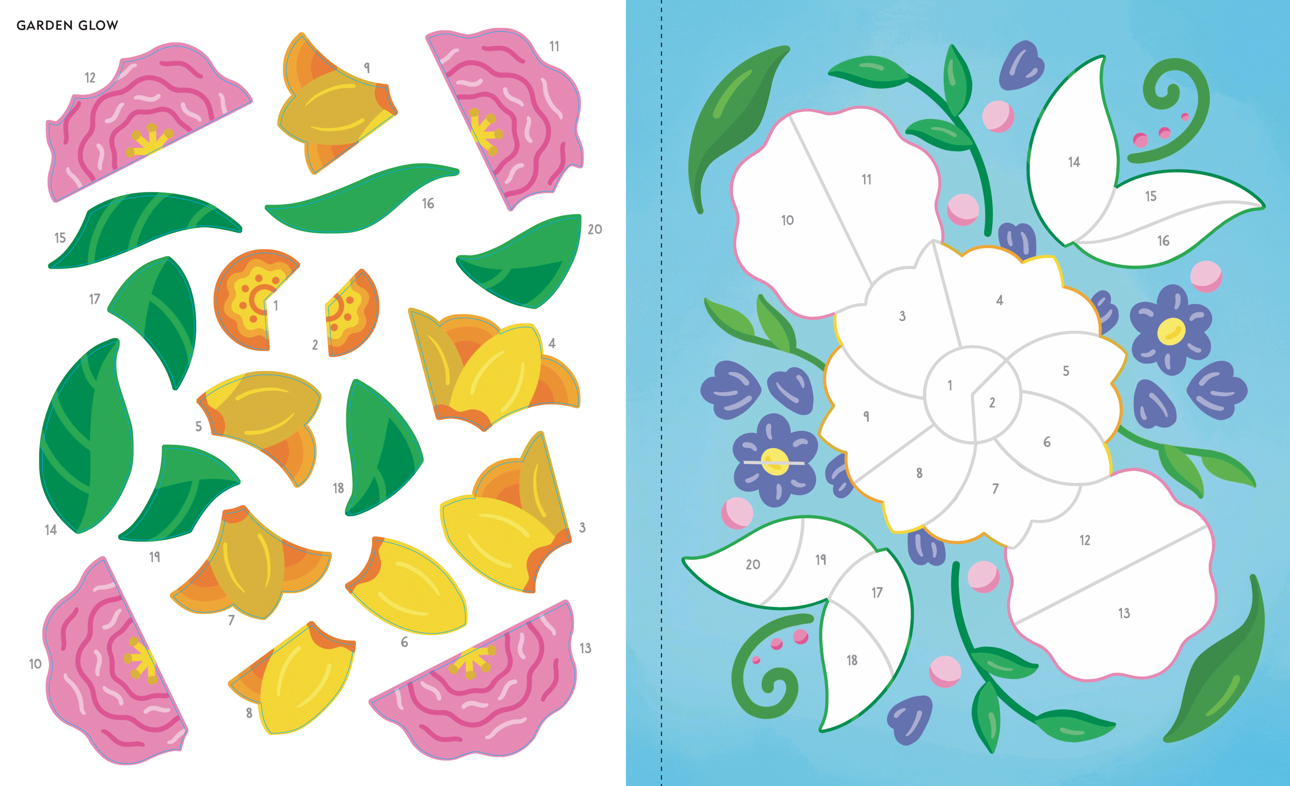 Large Print Color-by-Sticker Book: Mindfulness