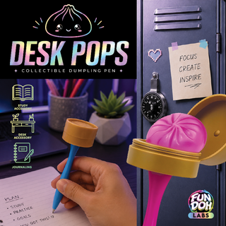 Fun Doh Squishy Dumpling Pen Desk Pop