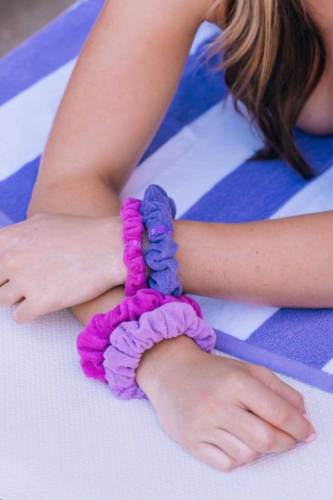 TELETIES Antigua Terry Cloth Hair Ties